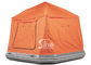 8'x8' enclosed airtight inflatable floating tent made of drop stitch material for water camping