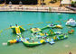 40x32m kids N adults giant inflatable floating water park combined with iceberg, spinner N seesaw