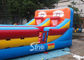Outdoor Double Lane Inflatable Bungee Run With Basketball Throwing From Sino Inflatables