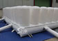 8x6m white indoor foam pit airbag with sealed top cover for big jump airbag stunt training or entertainment