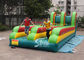 10m long double lane kids N adults inflatable bungee run for interaction games
