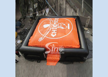 10x10m outdoor adults big inflatable air bag for adventure games