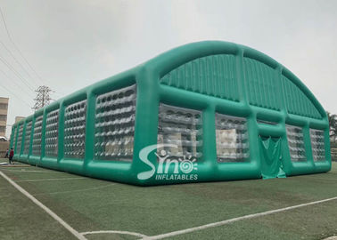 37x19m big sports arena air sealed inflatable tent with transparent windows N removable doors