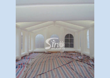 10x6m big movable house white wedding party inflatable tent with big entrance make with pvc tarpauline