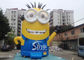 Despicable Me Pop Minion Inflatable Bouncer Outdoor Bounce House With Digital Printing