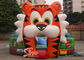 25'x18' indoor big tiger inflatable toddler bouncy castle made of lead free material for family backyards