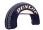 Newest big outdoor black advertising inflatable arch
