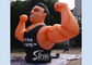 Advertising removable GYM inflatable muscle man for fitness promotion activities