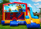 7in1 kids Despicable Me minion bounce house with basketball hoop N obstacles inside for sale