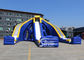 10 meters high adults giant inflatable triple water slide with EN14960 certifed for adults outdoor water entertainments