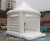 5x4m Commercial Grade Adults Wedding All White Bouncy Castle With Steeple Shape Top For Sale