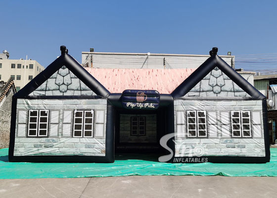 11x6m कस्टम लाभ आउटडोर पॉप अप आयरिश Inflatable पब तम्बू बिक्री के लिए पूर्ण डिजिटल प्रिंटिंग के साथ